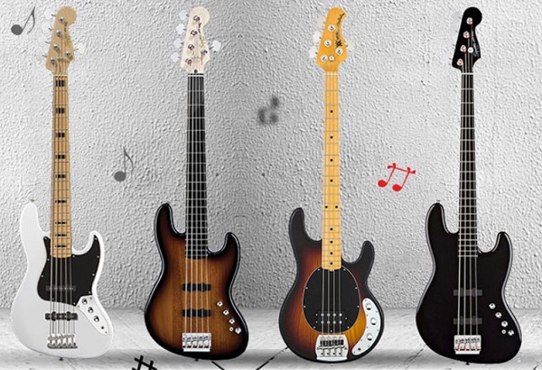đàn guitar bass