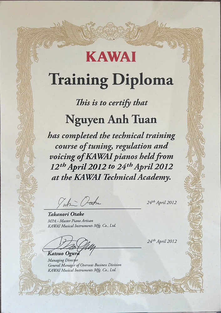 ky thuat vien piano kawai viet thanh music