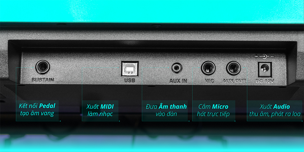 tien ich ket noi tren piano diên P215