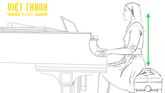 Hướng dẫn dáng ngồi chơi piano chuẩn nhất