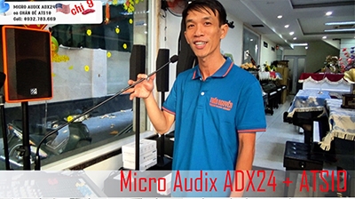 Giới thiệu micro cổ ngỗng Audix ADX24 - Micro hội trường, thuyết giảng, hội họp