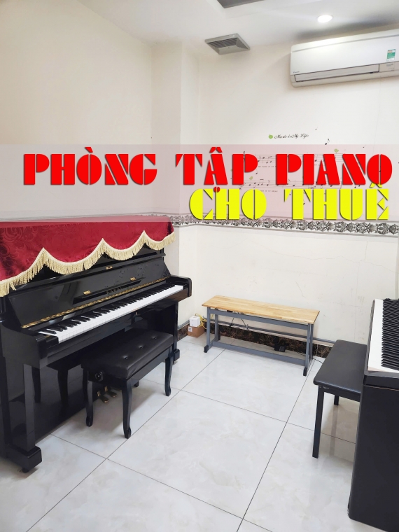 Cho thuê phòng tập piano tại Gò Vấp