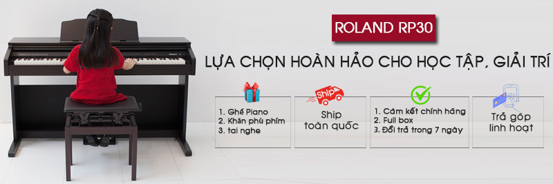 Piano điện Roland RP30 lựa chọn hoàn hảo cho học tập - giải trí