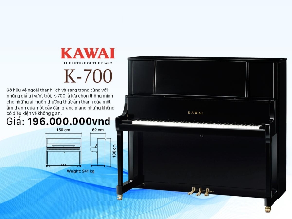 Đàn Piano Kawai K-700