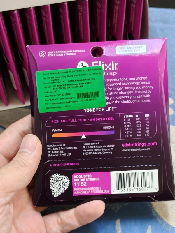 Dây đàn guitar điện Elixir 16027