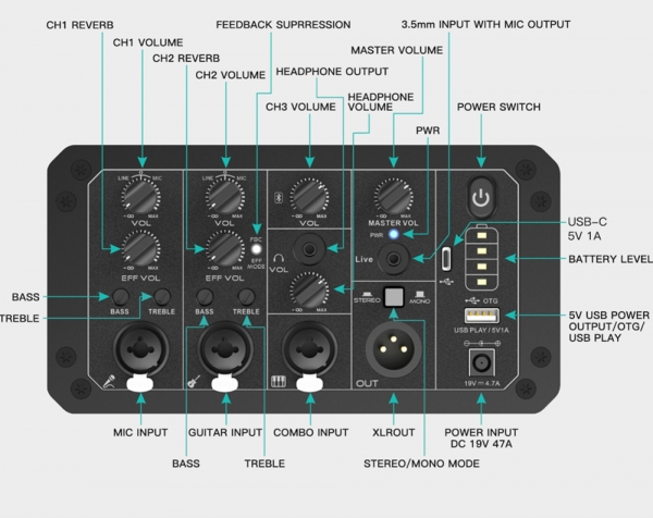 Loa di động Precision Drive K8 Plus