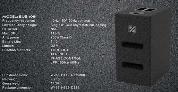 Loa Precision Drive SUB108