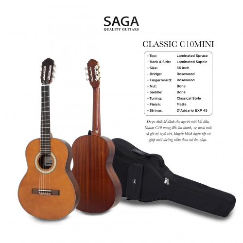 Guitar Classic Saga C10MINI