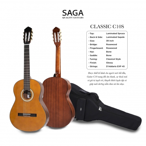Guitar Classic Saga C10S