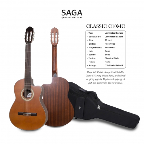 Guitar Classic Saga CM10MC