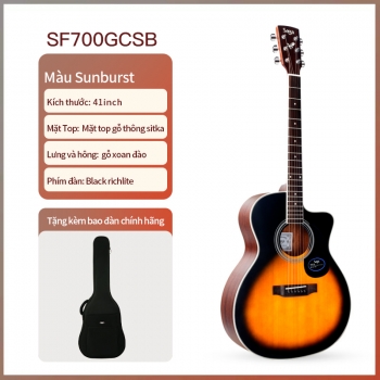  Đàn guitar Saga SF700 GC-SB