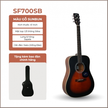  Đàn guitar Saga SF700 SB