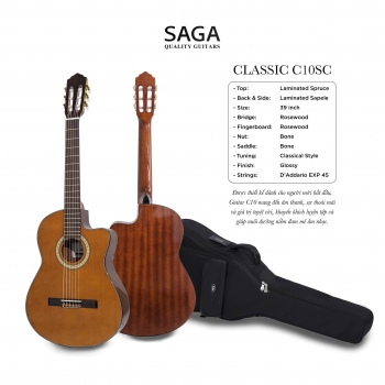 Guitar Classic Saga C10SC