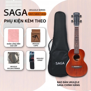  Saga Ukulele 21/23/26